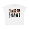 Unisex Boxy Raw Edge T-Shirt